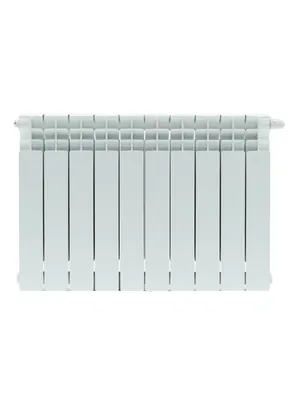 Радиатор STOUT Ventil 500 10 секций, биметалл, нижнее правое подключен.,белый SRB-3320-050010