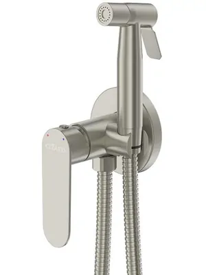 Смеситель с гигиеническим душем CEZARES STYLUS-DIF-IN встраиваемый, сатин