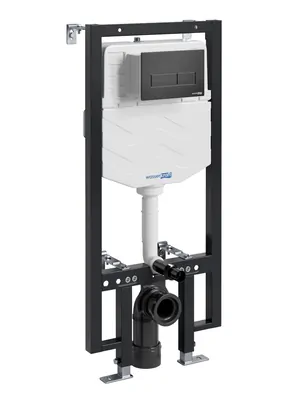 Инсталляция для унитаза WasserKRAFT с клавишей смыва, цвет: черный 56TLT.010.ME.MB03