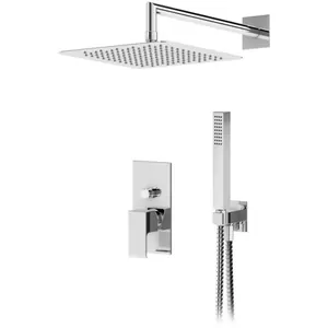 Душевая система CEZARES -DSIPQ-30-01 смеситель для душа, верхний и ручной душ, хром