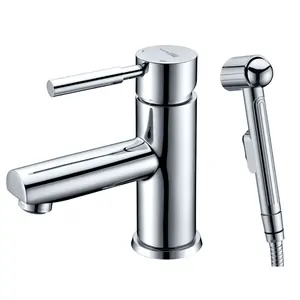 Смеситель WasserKRAFT 4108 для умывальника, с гигиенической лейкой