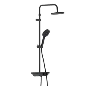 Душевая система DAMIXA с полкой, черный 947730300