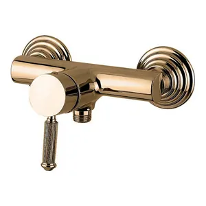 Смеситель CEZARES -DM-02-L для душа, однозахватный, бронза/ручки металл