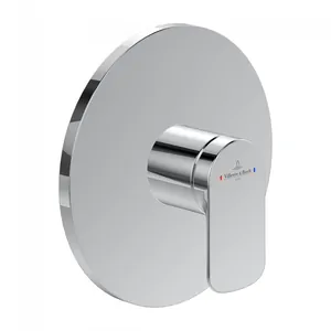 Смеситель для душа Villeroy&Boch встраиваемый, однозахватный, внеш.часть, хром TVS10435200061