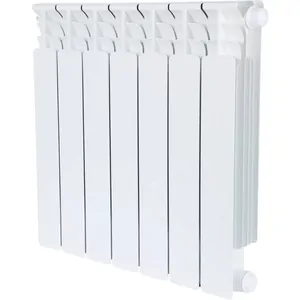 Радиатор STOUT 500 7 секций, биметаллический, нижнее правое подключение, белый SRB-0320-050007
