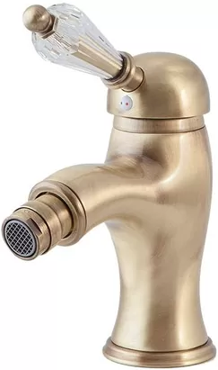 Смеситель CEZARES -BSM1-02-Sw для биде, донный клапан, бронза/ручка Swarovski