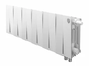 Радиатор биметаллический, 12 секций ROYAL THERMO 200 Bianco Traffico, нижнее правое подк