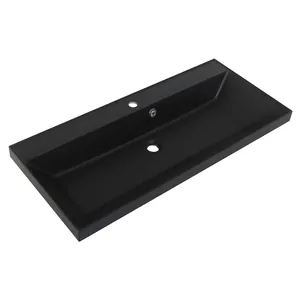 Умывальник мебельный Belbagno (800х455х145) иск. мрамор, черный матовый BB800/450-LV-ART-AST-NERO