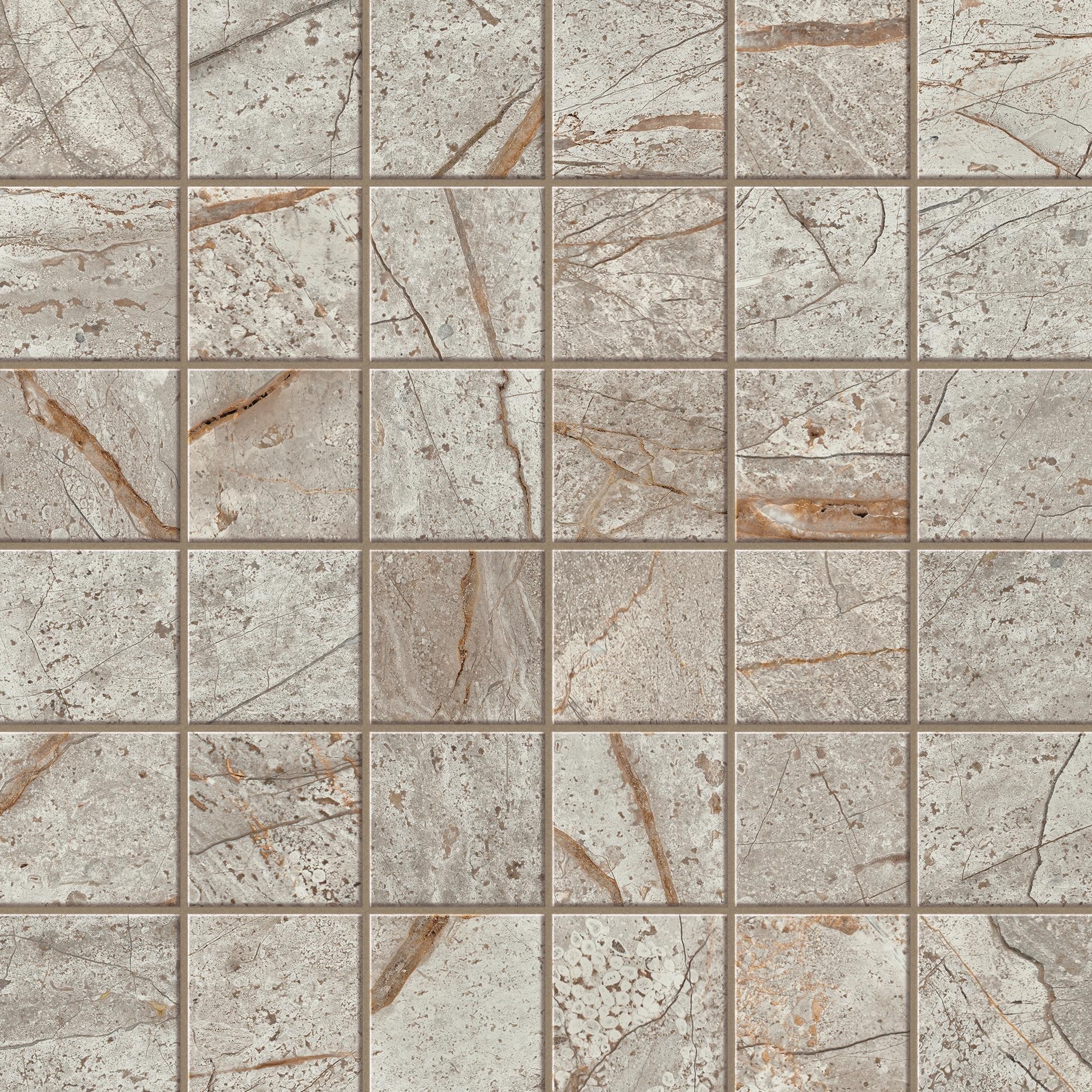 Empire Silver Root Mosaic 30X30 матовая