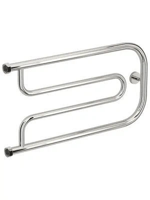 СУНЕРЖА Гусли + Полотенцесушитель 320х650 нерж.сталь, нак. гайка 1"