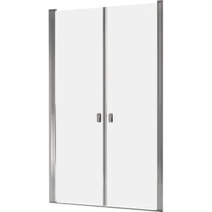 Душевая дверь RAVAK CSDL2-120 (1175-1205х1950) распашная, стекло, блестящий+Transparent