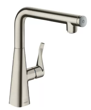 Смеситель Hansgrohe Metris Select M71 для кухни 260 мм поворотный излив сталь 14847800