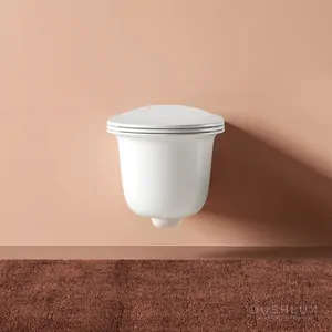 Унитаз подвесной ArtCeram 380х530х420 мм, безободковый, крепеж, цвет: белый CHV001 01 00