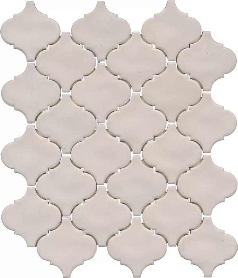 мозаика Арабески Марокко Серый Светлый Матовый 30x26