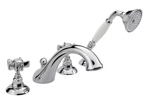 Смеситель Nicolazzi на борт ванны четырехсекционный, хром 1404CR18