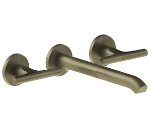 Смеситель для раковины Fantini 67P6J013B встраив., двухзахв., внеш.часть, Matt British Gold