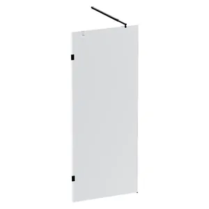 Душевая стенка AM.PM 800х1950 стекло прозрачное, профиль черный W94WI-80-F1-BTE