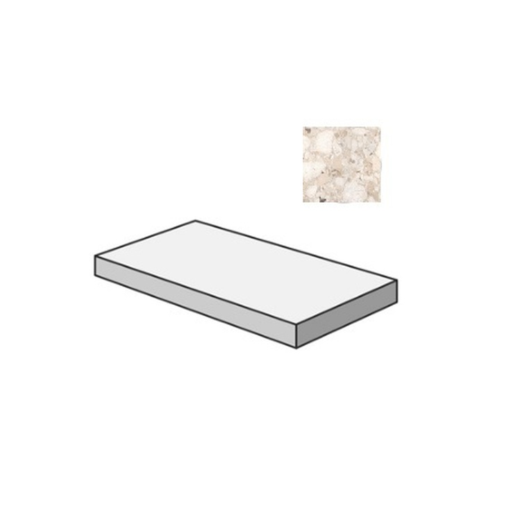 Sant Agostino Venistone CSAGADVB12 Gradone Angolare Dx Beige 33x120 матовая