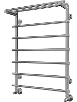 Полотенцесушитель TERMINUS П7 (ШВ:560x696) водяной, нерж.сталь, с полкой