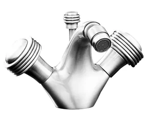 Смеситель для биде Devon&Devon EXC-RY110CR двухзахватный, донный клапан, хром