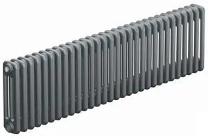 Радиатор стальной трехтрубчатый RIFAR 3018 - 30 секций, боковое подкл., титан