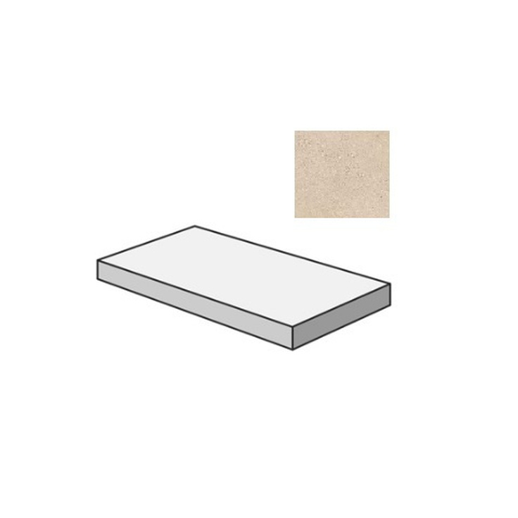 Sant Agostino Logico CSAGSLSA12 Gradone Angolare Sx Sand 33x120 матовая