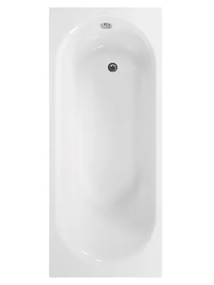 Ванна акриловая VAGNERPLAST 160 (1600х700х450) прямоугольная, белая VPBA167KAS2X-04