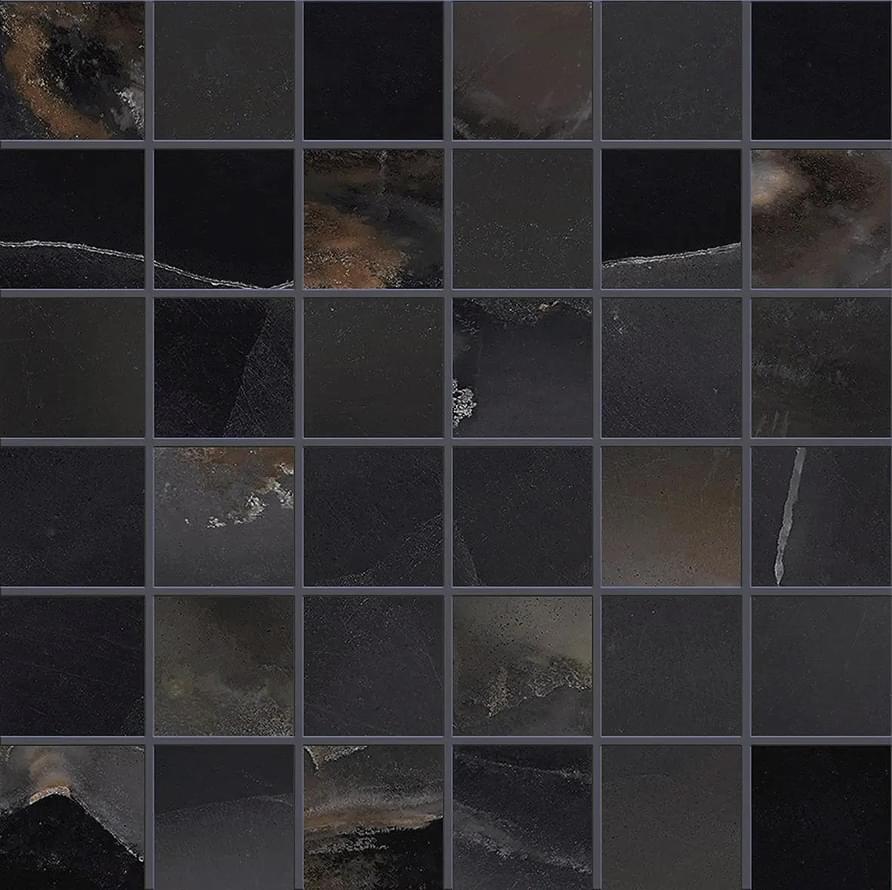мозаика Tele Di Marmo Onyx Mosaico 5x5 Black Lappato 30x30