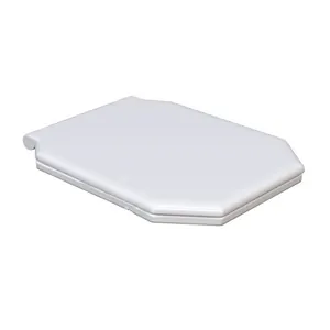 Сиденье для унитаза Caprigo Tempo-47 дюропласт, быстросъемное, микролифт, белый/хром G-007