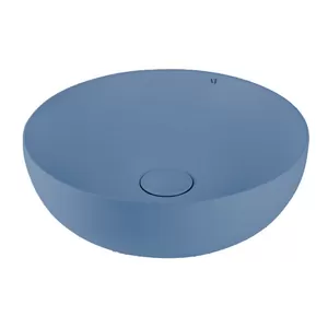 Раковина накладная AeT Italia Round 450х450х140 голубой матовый L615T0R0V0140