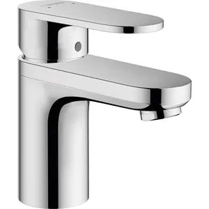 Смеситель для умывальника Hansgrohe 71571000 однорычажный 100, слив.гарнитур, цинк,хром