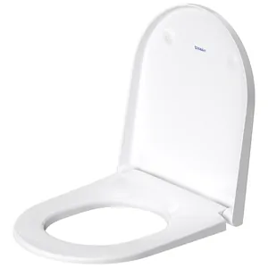 Сиденье для унитаза Duravit 0021690000 441х376 с микролифтом, петли нержавеющая сталь, белый