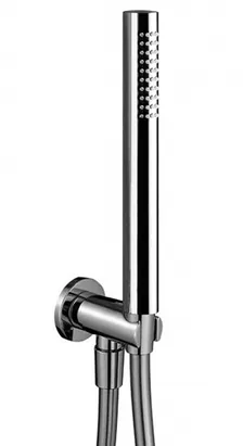 Душевой набор Fantini 86028093 лейка, шланг, шланговое подключение с держателем, хром