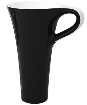 Раковина отдельностоящая ArtCeram 690х500х850 в форме чашки, цвет: черно-белый OSL004 01 50