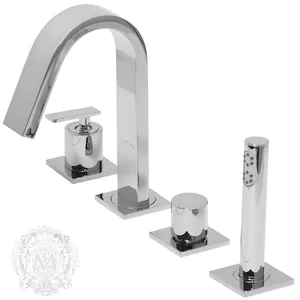 Смеситель на борт ванны Migliore Corner на 4 отверстия, хром ML.ALC-5755.CR