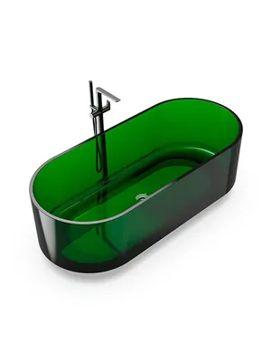 Ванна отдельностоящая Knief Ellipse Shape (1700х750х560) из полимерного материала, цвет: 03 Turquoise Green, 0700-AL497-03