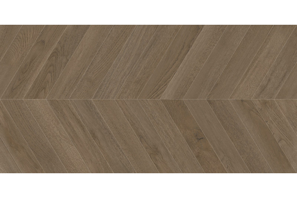 Walnut Chevron Dark D120249M Керамогранит матовый карвинг 1200*600 (2 шт в уп/41,76 м в пал) матовая