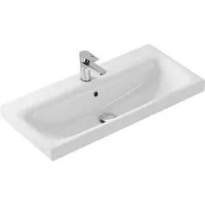 Раковина Aqwella 80 (800х380), белая UM-MOD80SL/1