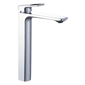 Смеситель для умывальника Swedbe 2015 высокий, однорычажный, длина излива 158,2 мм, хром