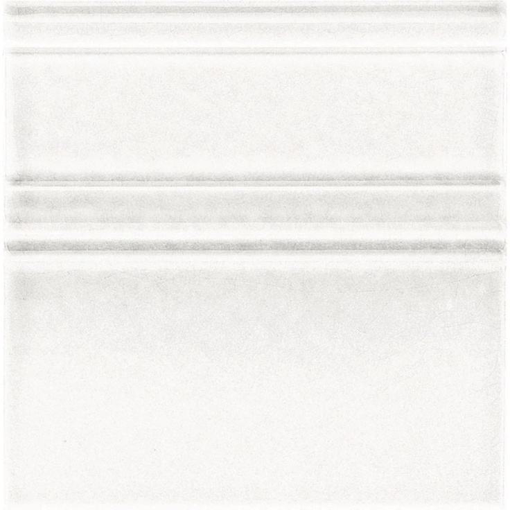 Adex Modernista ADMO5202 Rodapie Clasico C/C Blanco, 15x15
