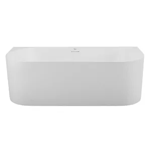 Ванна акриловая BelBagno BB412-1700-800-MATT 1700x790x580 пристенная, полукруглая, белый