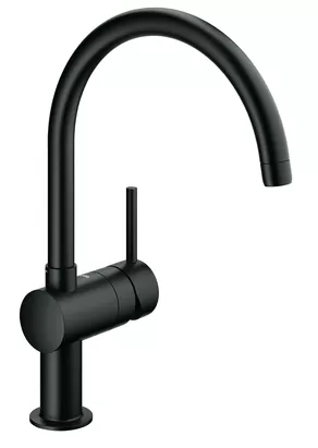 Смеситель Grohe 32917KS0 для кухни однорычажный, С-излив, черный бархат