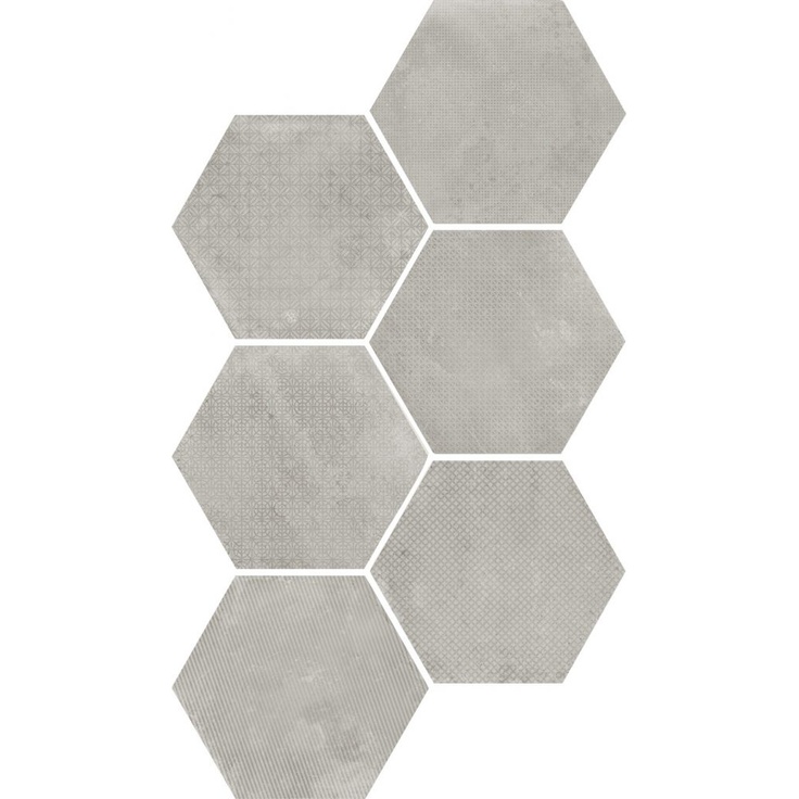 Equipe Urban 23603 Hexagon Melange Silver 29,2x25,4