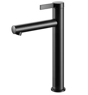 Смеситель Keuco 207 мм, для раковины, без донного клапана, черный матовый 59510 371100