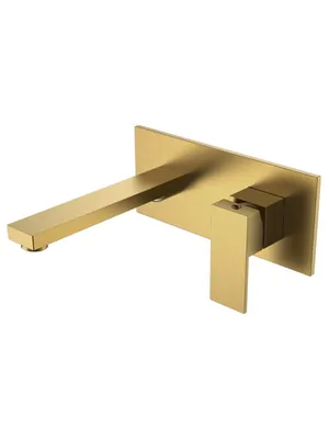 Смеситель Boheme 475-BR для раковины, встраиваемый, однозахватный, бронза