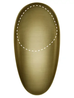 Смеситель Gessi 52001.716 для умывальника, без рукоятки, золото брашированное