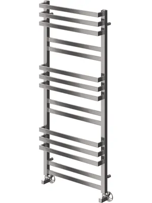 Полотенцесушитель TERMINUS П15 (ШВ:500х1200) водяной, нижнее подключение, нерж. сталь