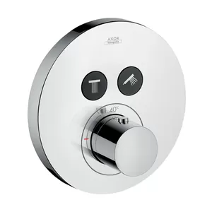 Смеситель Axor 36723000 для душа, встраиваемый в стену, термостат, 2 потребителя, хром