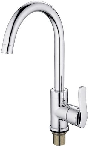 Смеситель Ledeme для кухни, однозахватный, поворотный излив, сатин L4598A