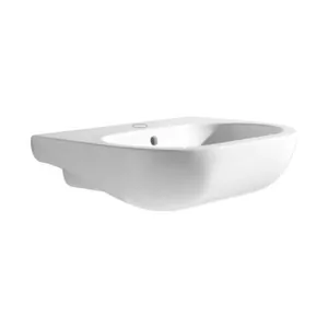 Умывальник Azzurra (600х450х170) подвесной, отв. под смеситель, белый NULS06045T0MBI